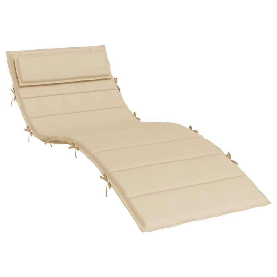 Ligbedkussen 180X60X4 Cm Oxford Stof Beige