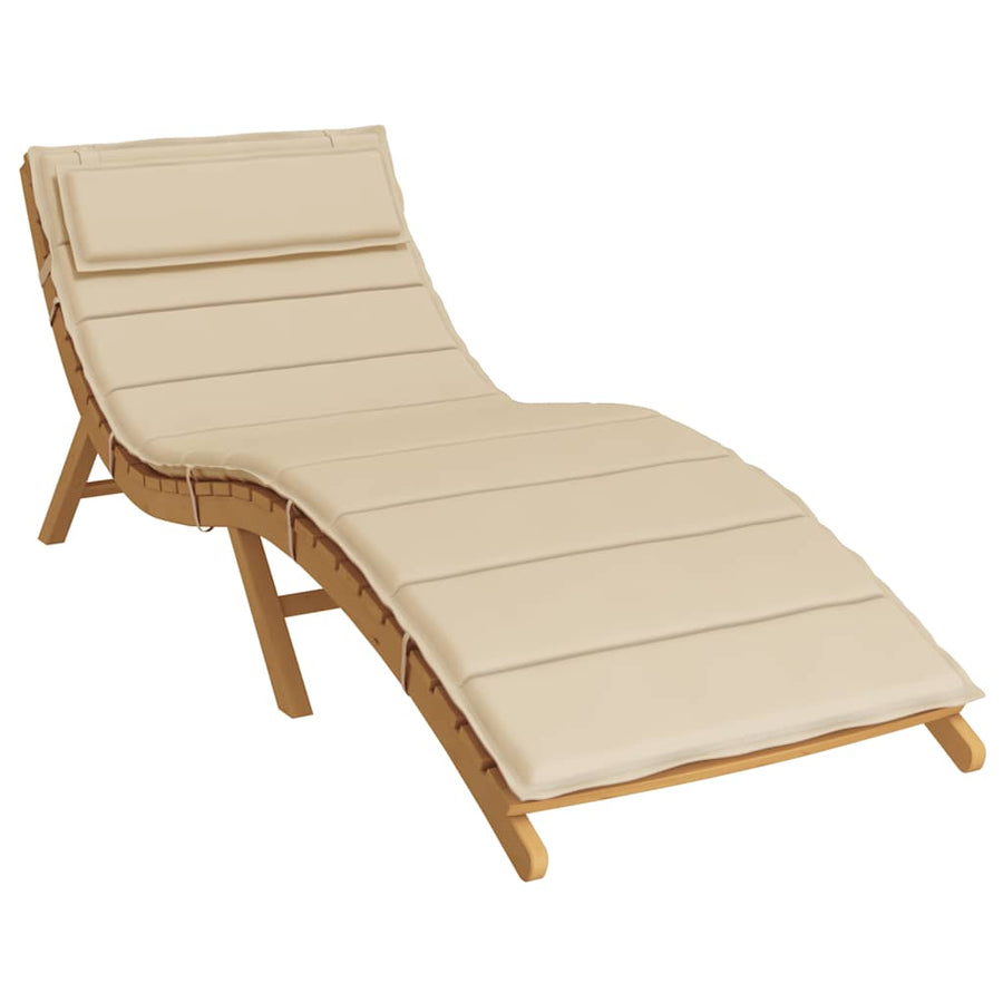 Ligbedkussen 180X60X4 Cm Oxford Stof Beige