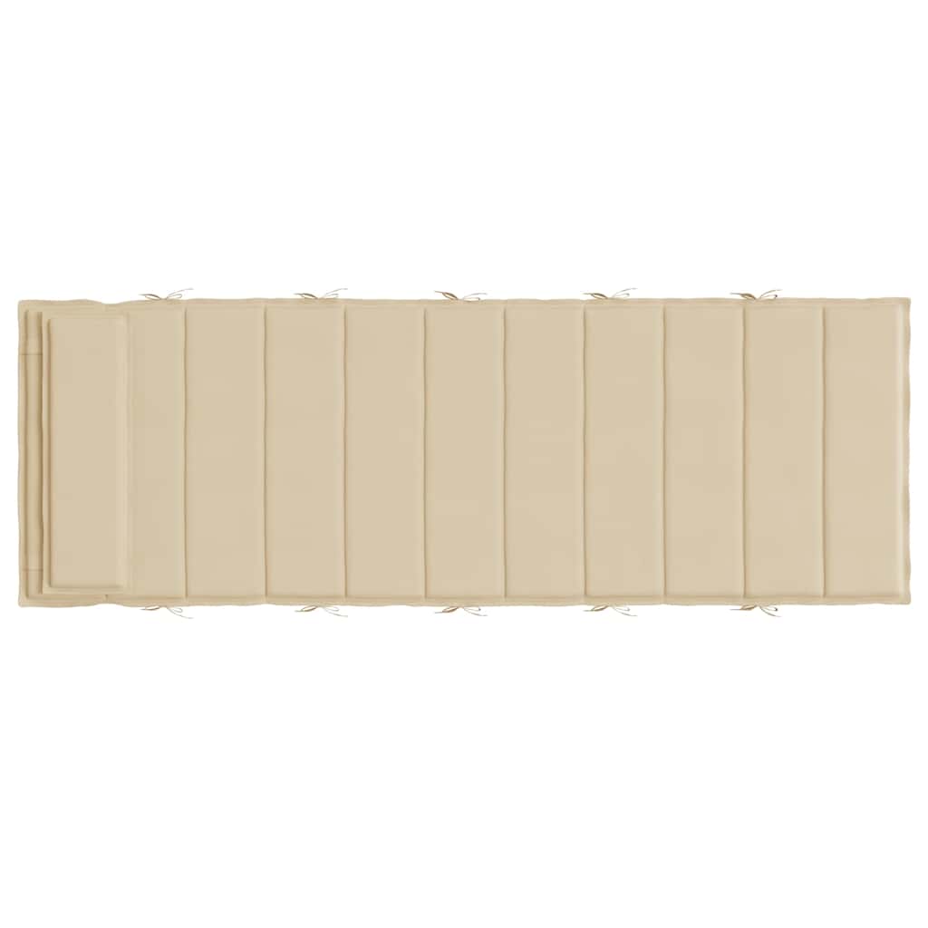 Ligbedkussen 180X60X4 Cm Oxford Stof Beige