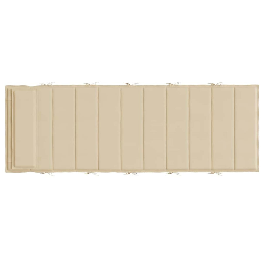 Ligbedkussen 180X60X4 Cm Oxford Stof Beige