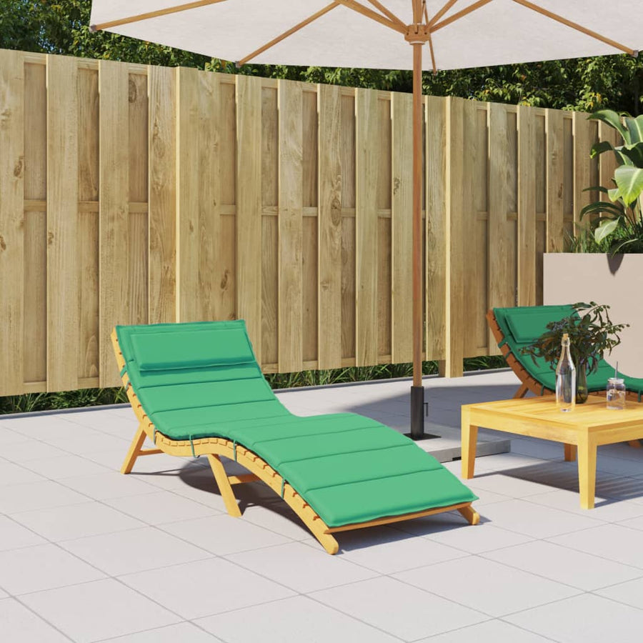 Ligbedkussen 180X60X3 Cm Oxford Stof Groen