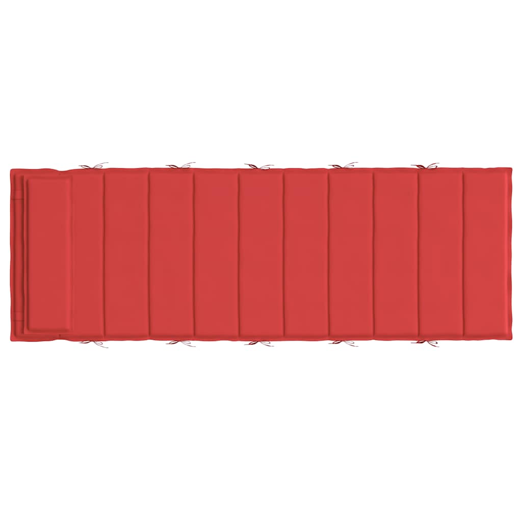 Ligbedkussen 180X60X4 Cm Oxford Stof Rood