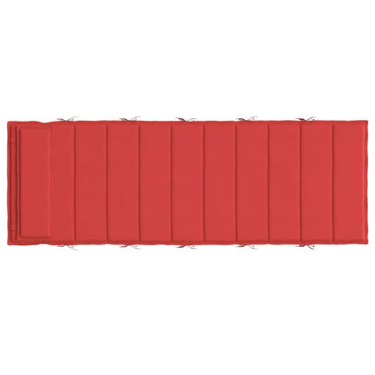 Ligbedkussen 180X60X4 Cm Oxford Stof Rood