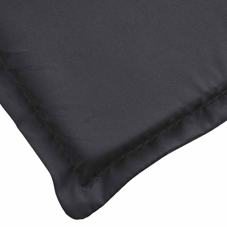 Ligbedkussen 180X60X4 Cm Oxford Stof Zwart
