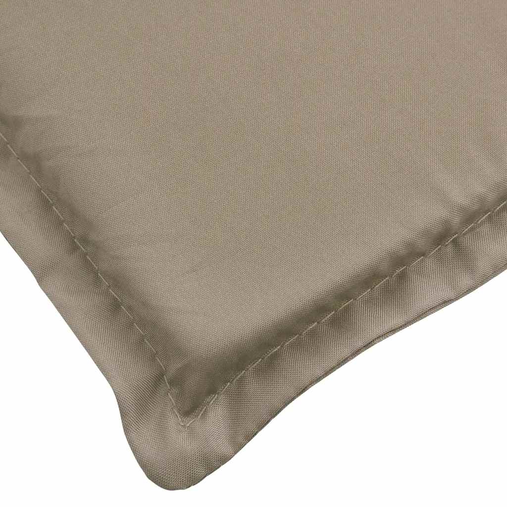 Ligbedkussen 180x60x4 cm oxford stof taupe