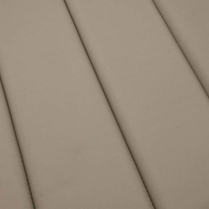 Ligbedkussen 180x60x4 cm oxford stof taupe