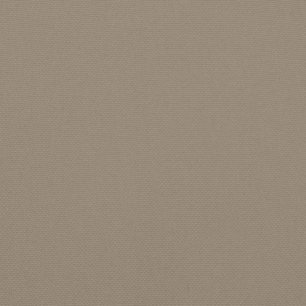 Ligbedkussen 180x60x4 cm oxford stof taupe