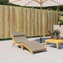 Ligbedkussen 180x60x4 cm oxford stof taupe
