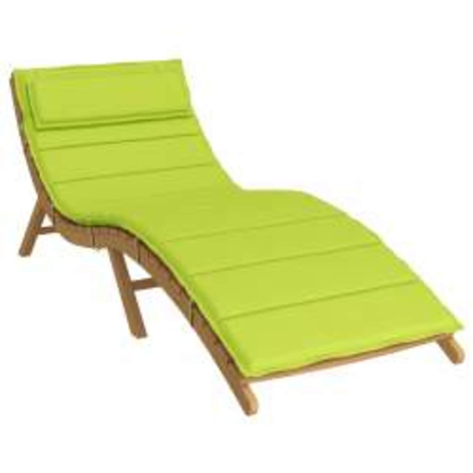 Zon Loungerkussen Groen 178 x 60 x 4 cm Oxford stof