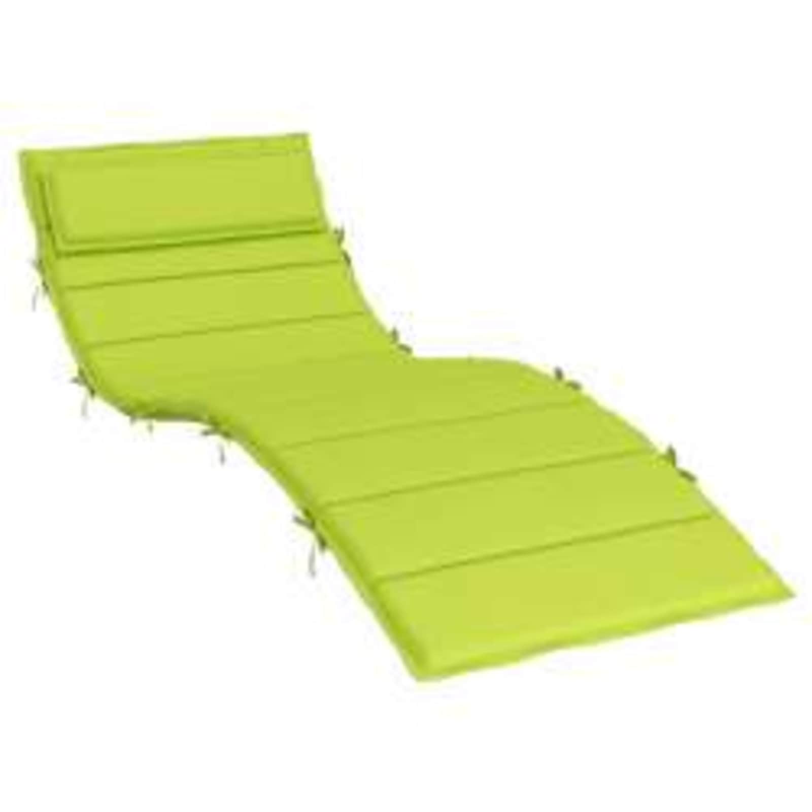 Zon Loungerkussen Groen 178 x 60 x 4 cm Oxford stof