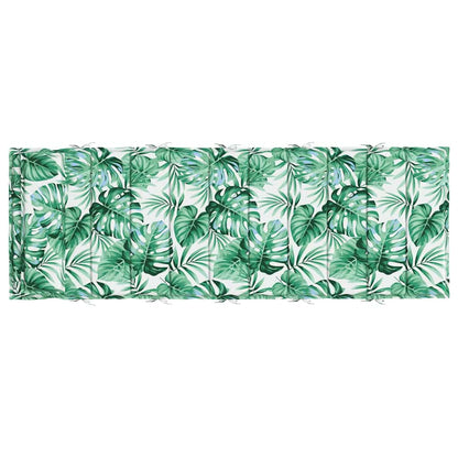 Ligbedkussen bladpatroon 180x60x4 cm oxford stof