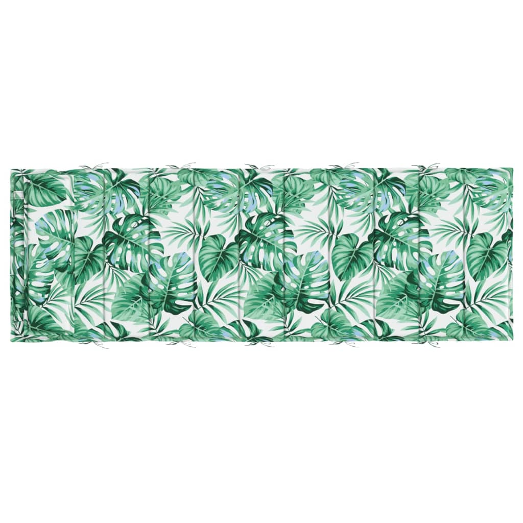 Ligbedkussen Bladpatroon 180X60X3 Cm Oxford Stof