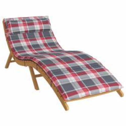 Zon Loungerkussen Rood en grijs 178 x 60 x 4 cm Oxford stof