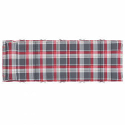 Zon Loungerkussen Rood en grijs 178 x 60 x 4 cm Oxford stof