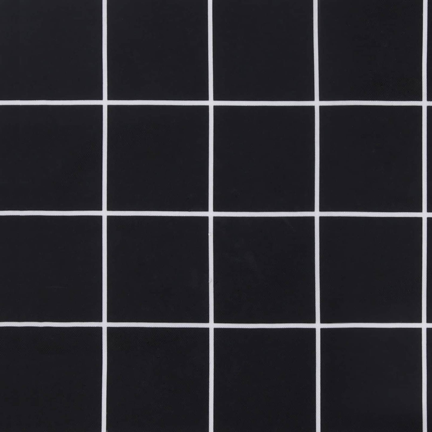 Zon Loungerkussen Geruit Zwart 178 x 60 x 4 cm Oxford stof