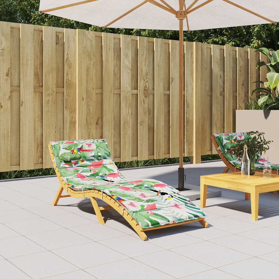Ligbedkussen 180x60x4 cm oxford stof meerkleurig