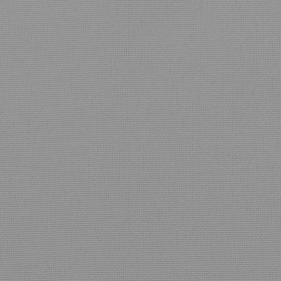 Stoelkussens 2 St Hoge Rug Oxford Stof Grijs
