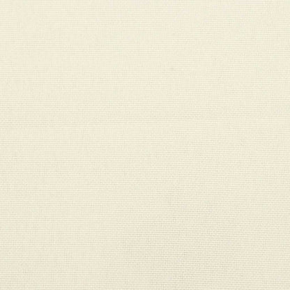 Stoelkussens 2 st hoge rug oxford stof crèmekleurig