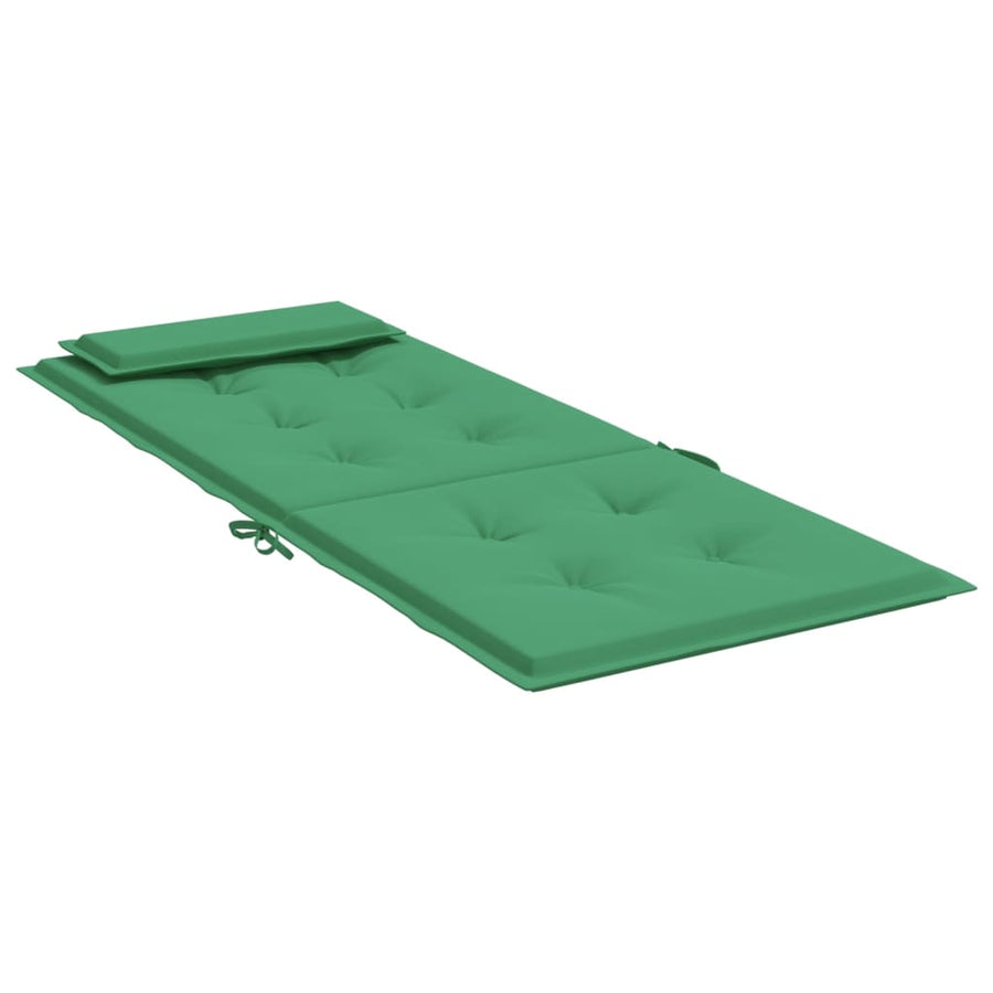 Stoelkussens 2 St Hoge Rug Oxford Stof Groen
