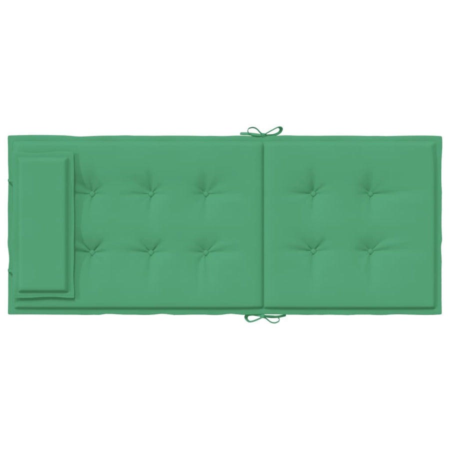 Stoelkussens 4 St Hoge Rug Oxford Stof Groen