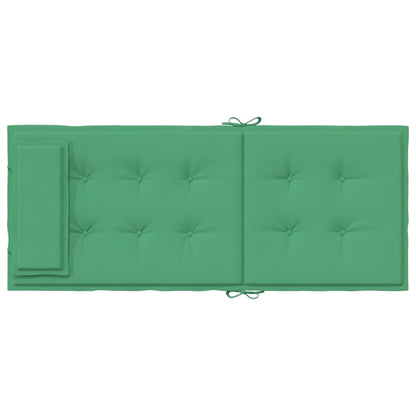 Stoelkussens 6 St Hoge Rug Oxford Stof Groen