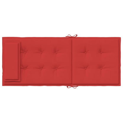 Stoelkussens Hoge Rug Oxford Stof 6 Rood