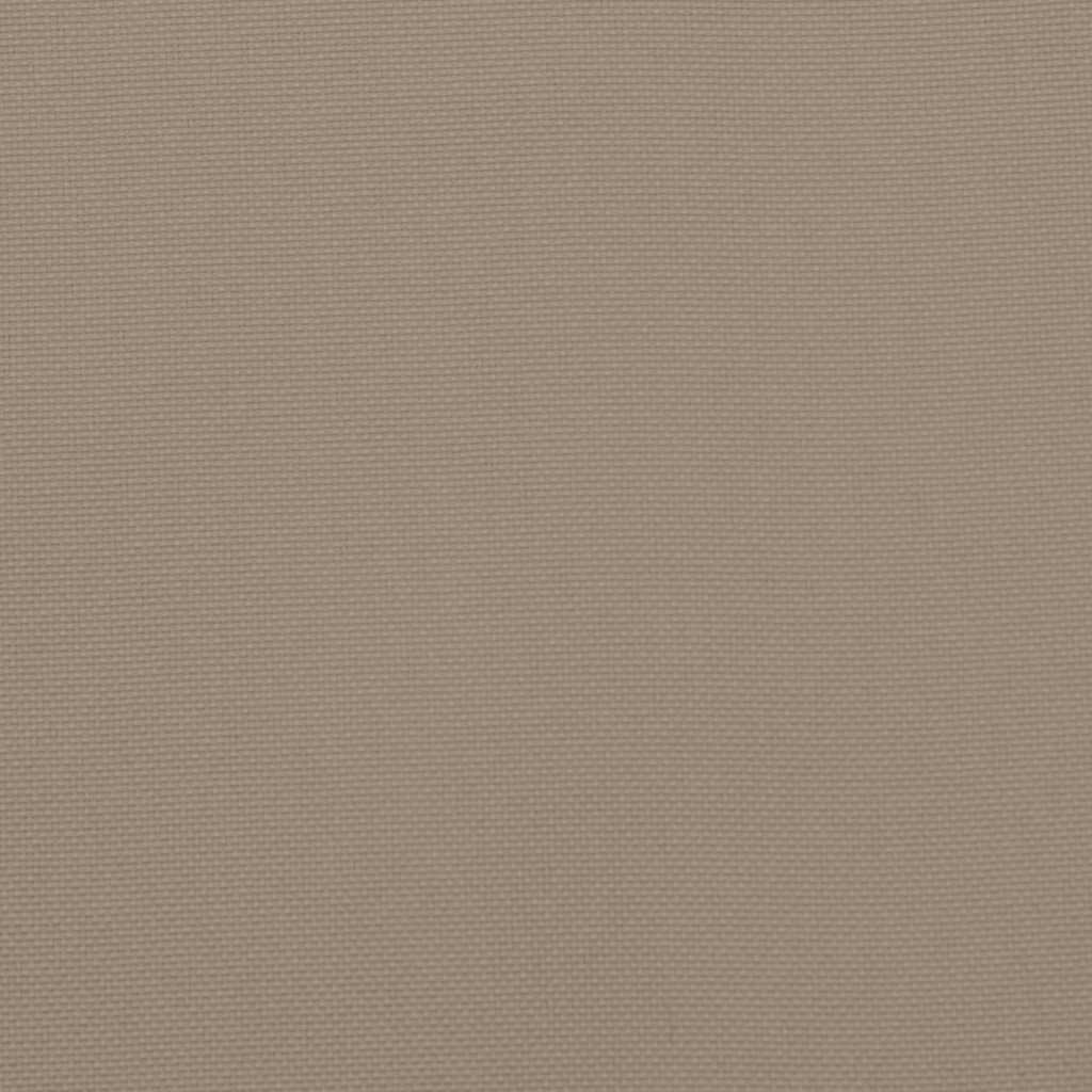 Stoelkussens Hoge Rug Oxford Stof 2 Taupe