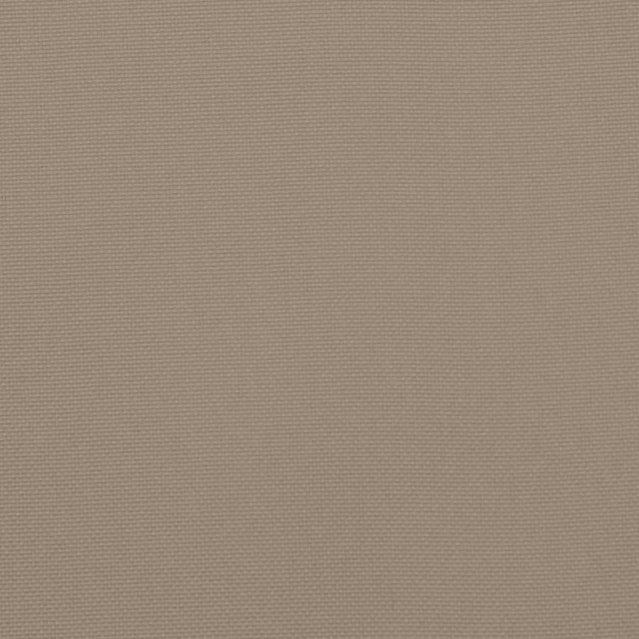 Stoelkussens Hoge Rug Oxford Stof 2 Taupe