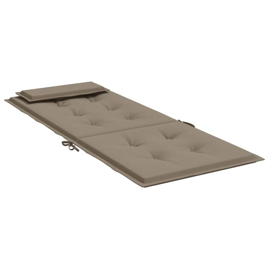 Stoelkussens Hoge Rug Oxford Stof 4 Taupe
