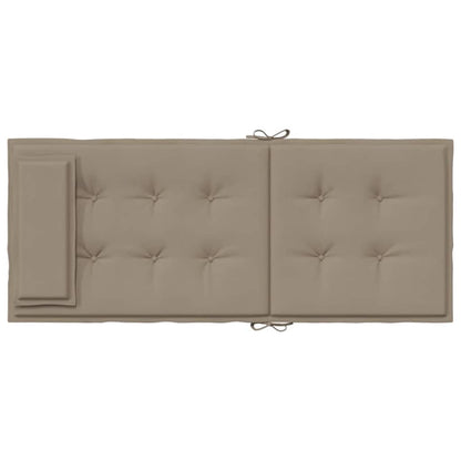 Stoelkussens Hoge Rug Oxford Stof 4 Taupe