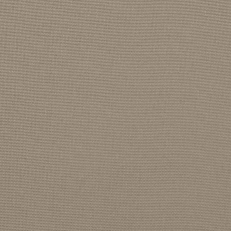Stoelkussens Hoge Rug Oxford Stof 4 Taupe