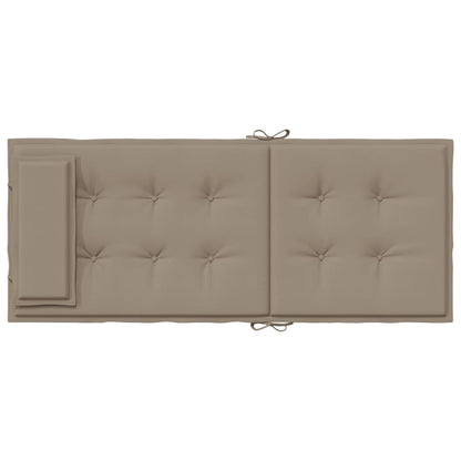 Stoelkussens Hoge Rug Oxford Stof 6 Taupe