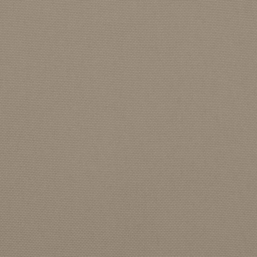 Stoelkussens Hoge Rug Oxford Stof 6 Taupe
