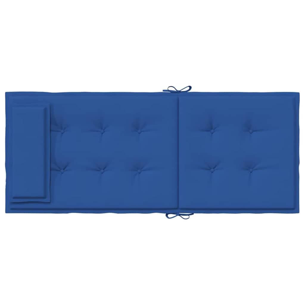 Stoelkussens Hoge Rug Oxford Stof Konings 2 Blauw