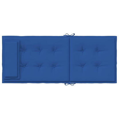 Stoelkussens Hoge Rug Oxford Stof Konings 2 Blauw