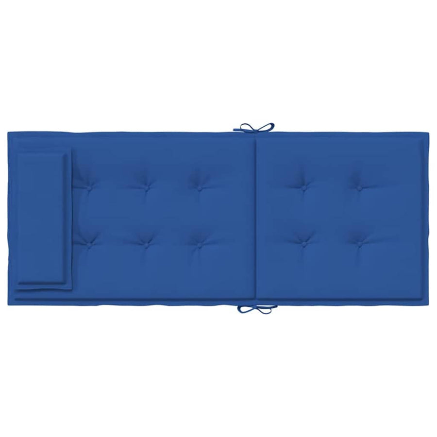 Stoelkussens Hoge Rug Oxford Stof Konings 6 Blauw