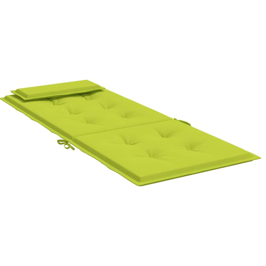 Stoelkussens 2 st hoge rug oxford stof heldergroen