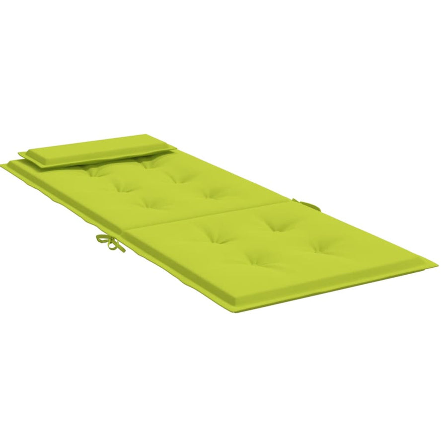 Stoelkussens 4 St Hoge Rug Oxford Stof Heldergroen