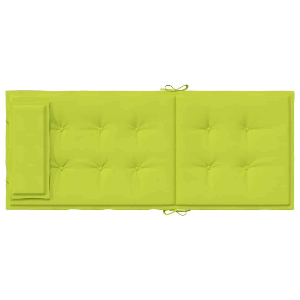 Stoelkussens 4 St Hoge Rug Oxford Stof Heldergroen
