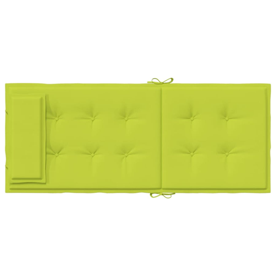 Stoelkussens 4 St Hoge Rug Oxford Stof Heldergroen