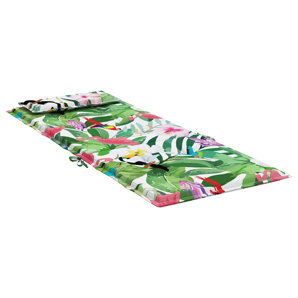 Stoelkussens Hoge Rug Oxford Stof Meerkleurig 4 Groen en roze