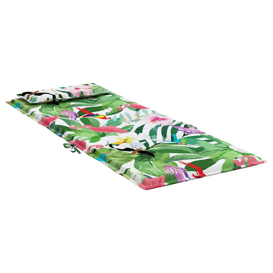 Stoelkussens Hoge Rug Oxford Stof Meerkleurig 4 Groen en roze
