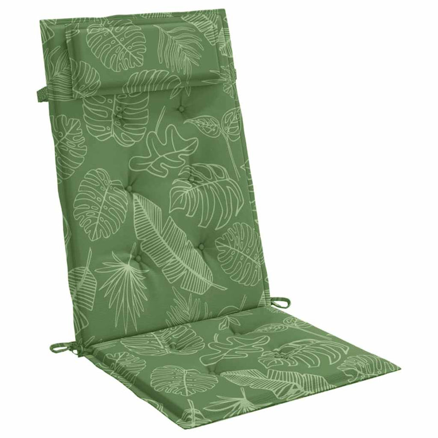 Stoelkussens Hoge Rug Bladpatroon Oxford Stof 4 Bladontwerp