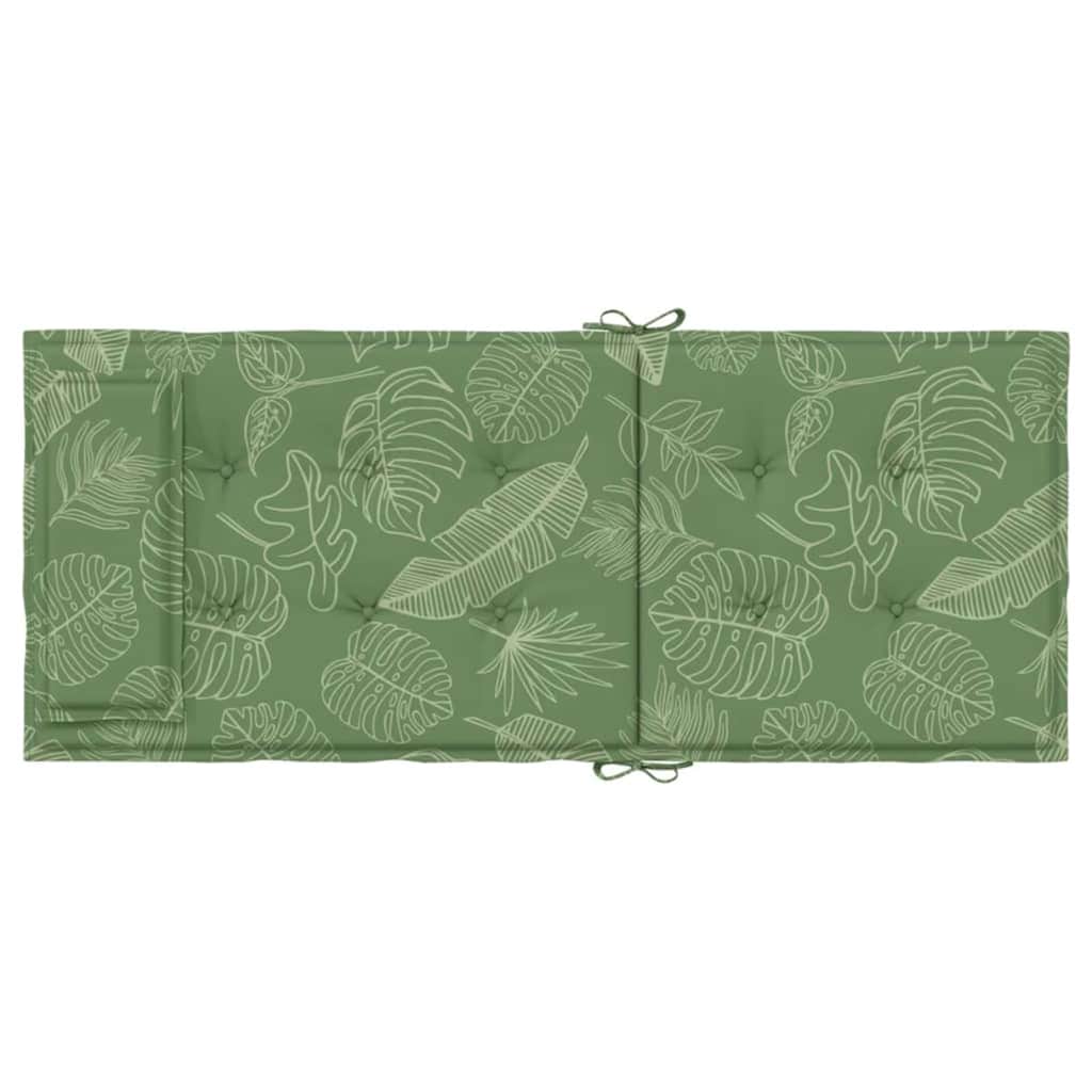 Stoelkussens Hoge Rug Bladpatroon Oxford Stof 4 Bladontwerp