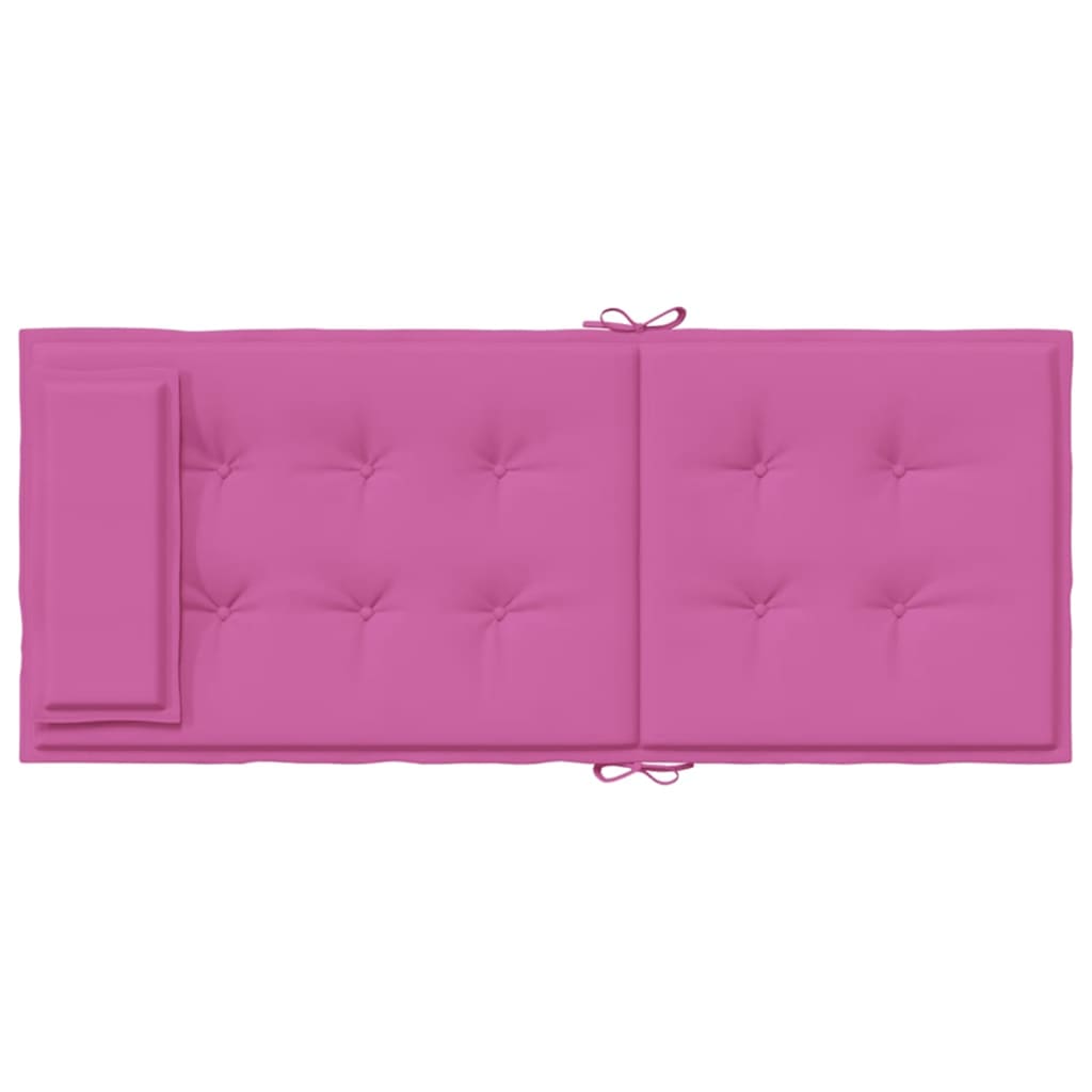 Stoelkussens Hoge Rug Oxford Stof 2 Roze