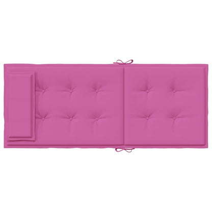 Stoelkussens Hoge Rug Oxford Stof 2 Roze