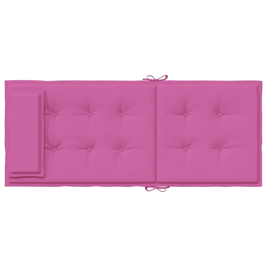 Stoelkussens Hoge Rug Oxford Stof 2 Roze