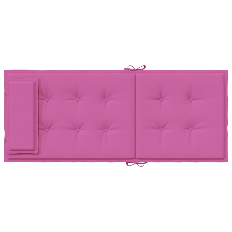 Stoelkussens 4 St Hoge Rug Oxford Stof Roze