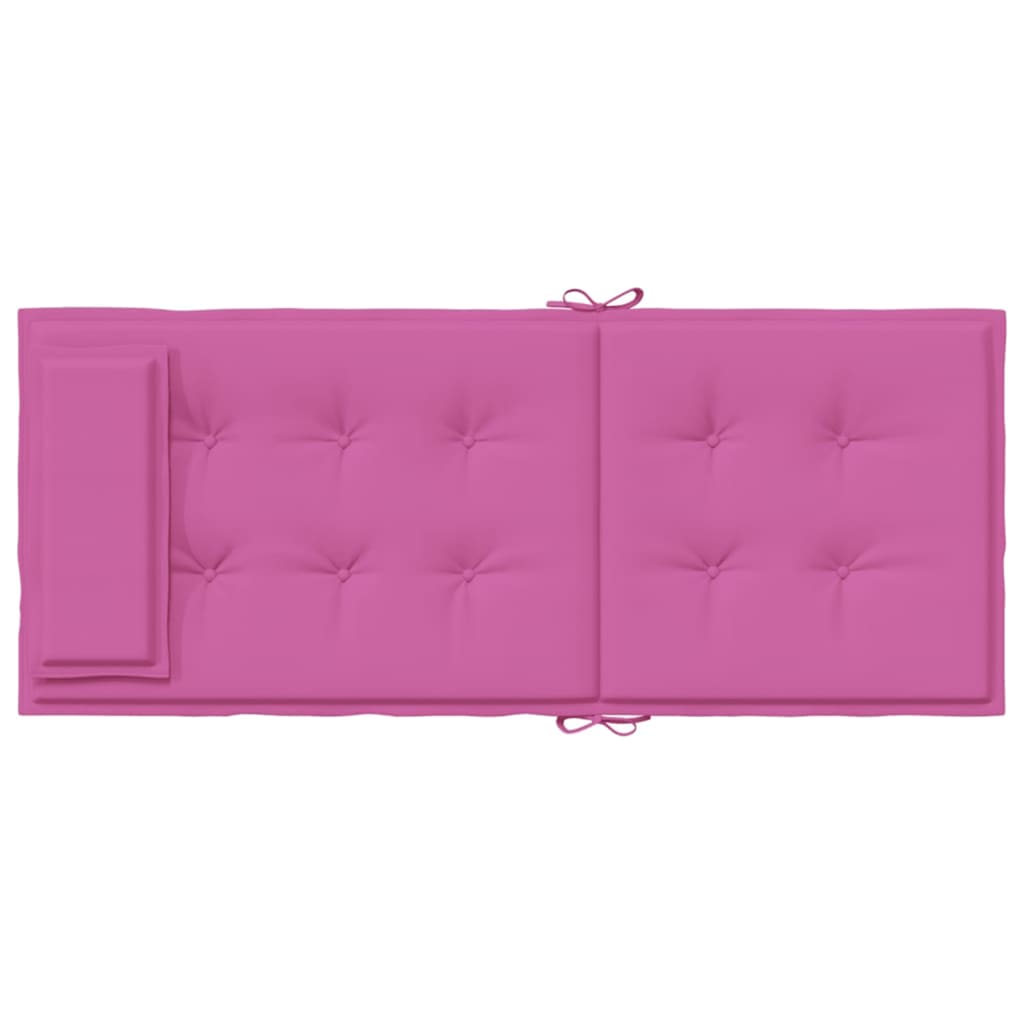 Stoelkussens Hoge Rug Oxford Stof 6 Roze