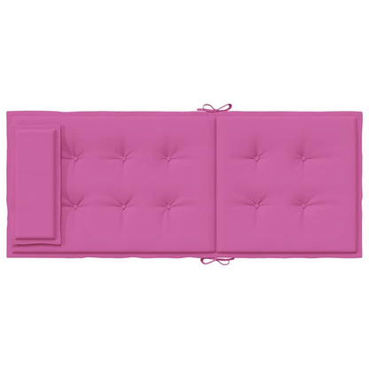 Stoelkussens Hoge Rug Oxford Stof 6 Roze